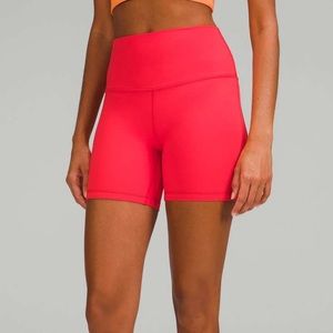Lululemon Love Red Align HR Short 6”